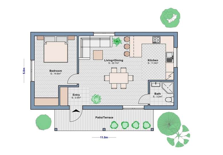 Modular house 76