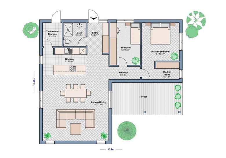 Modular house 114