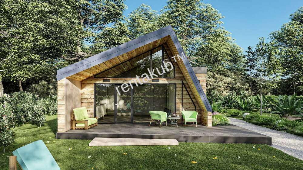 Mini Luxury es una cabaña modular construida por Modulo House