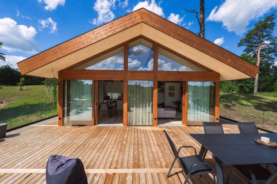 Photo inspiration: Luxury Sustainable Communities In Estonia Reference: Prefab House Manufacturing In Estonia Leading The Way In Modern