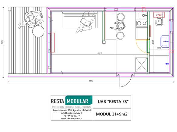 Modul 31+9 m²