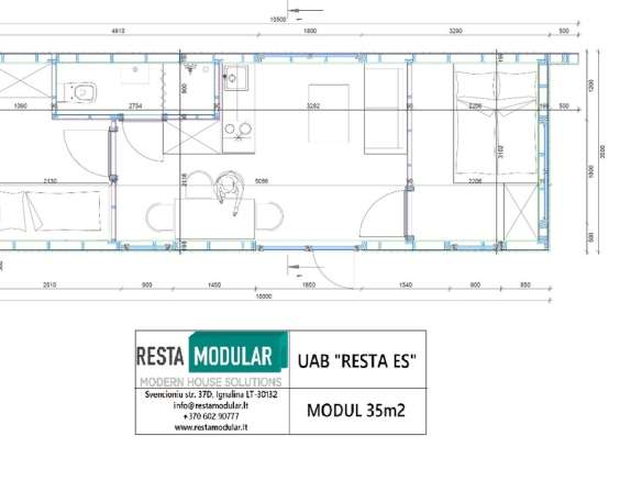 Modul 35 m²