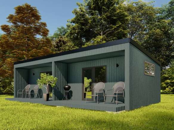 Modul 40 m² two-apartment house