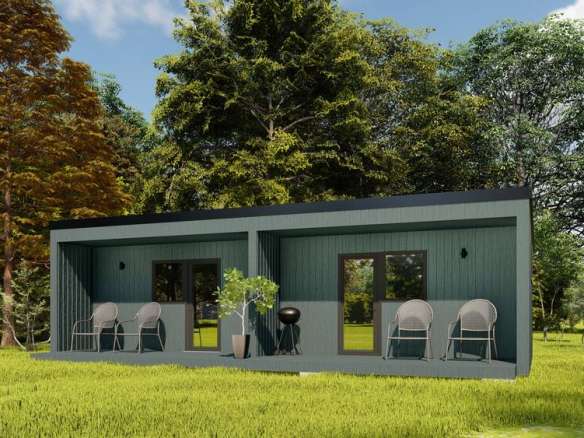 Modul 40 m² two-apartment house