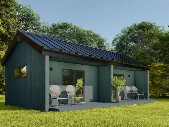 Modul 40 m² two-apartment house