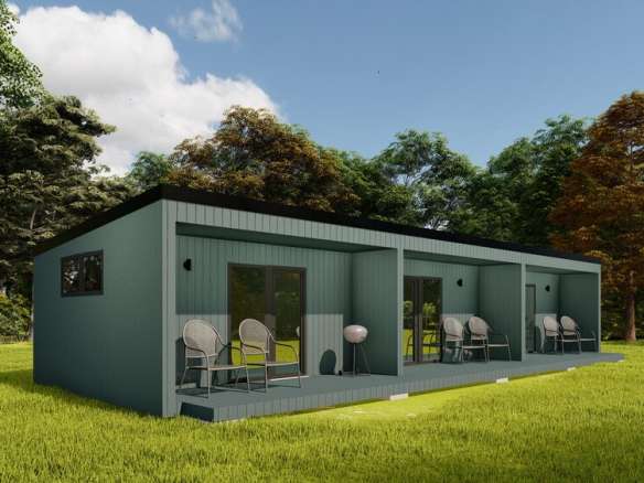 Modul 52 m² Triple House
