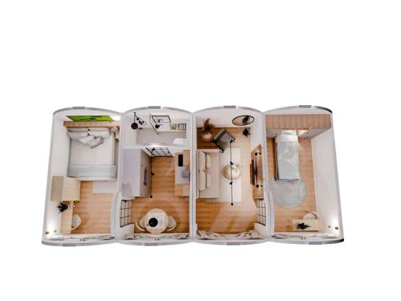 Modular 40: Einfamilienhaus und Mietwohnung