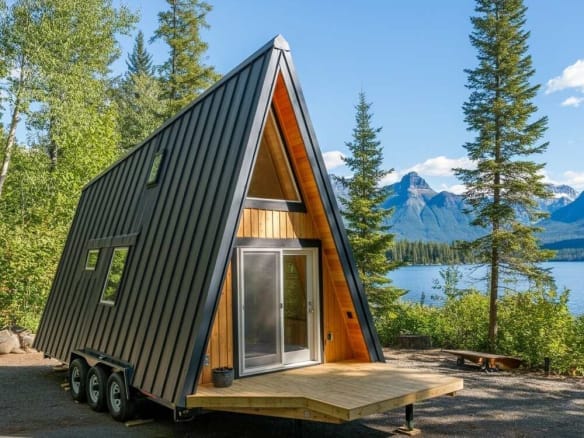 MK840 – A-Frame – Loft – 30m2 with furniture