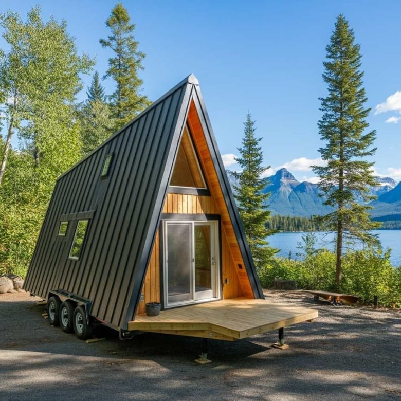 MK840 – A-Frame – Loft – 30m2 with furniture