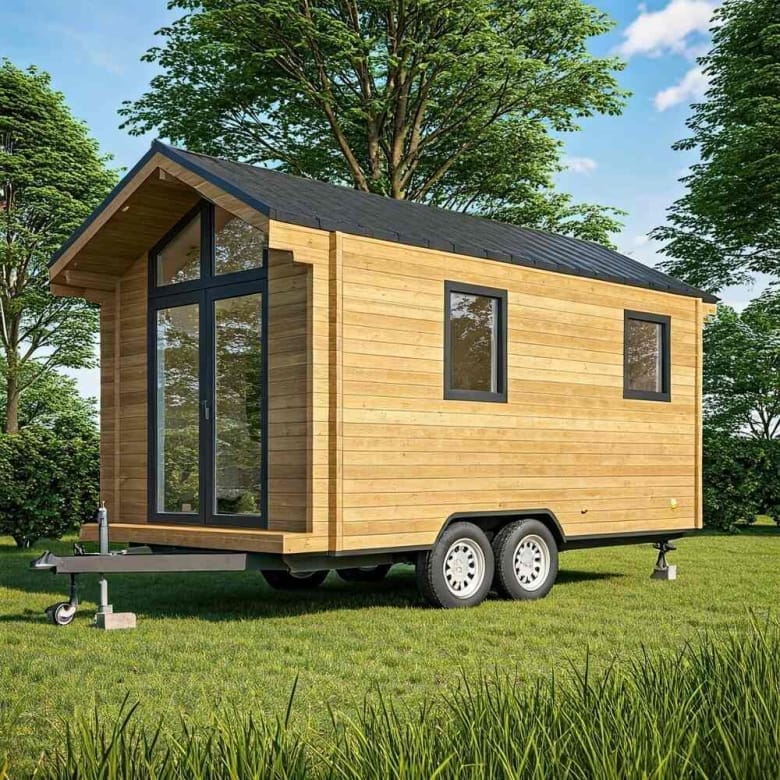 MK440 Single Storey – 12m2 with included furniture