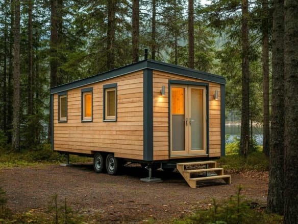 MK640 Single Storey – 16m2 with included furniture