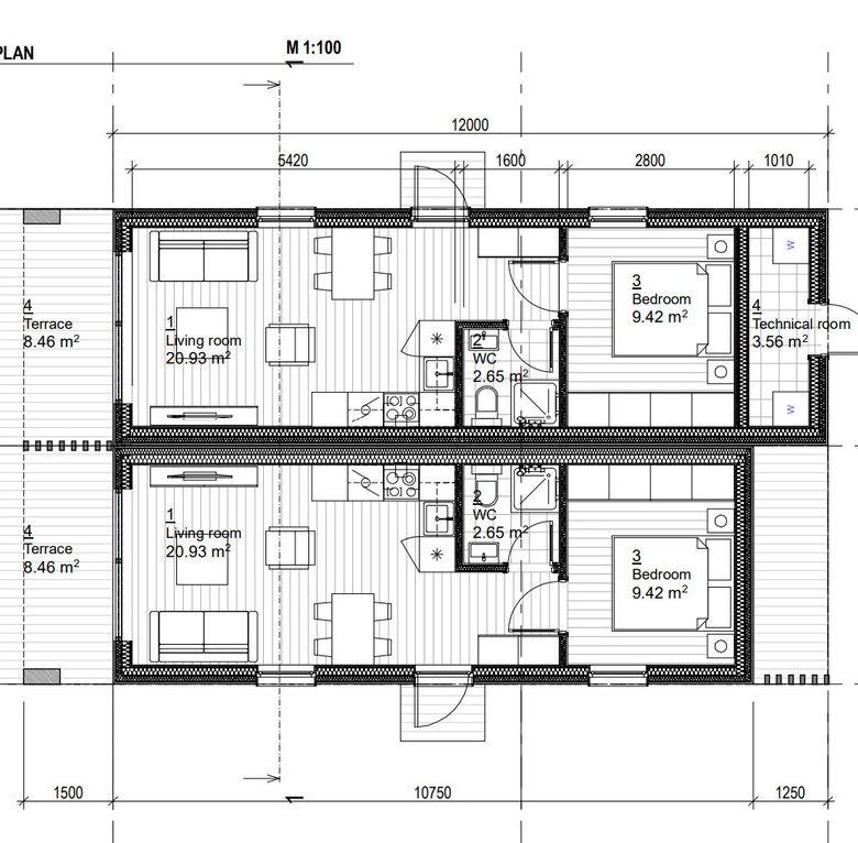 PANORAMA – DOPPELBUNGALOW