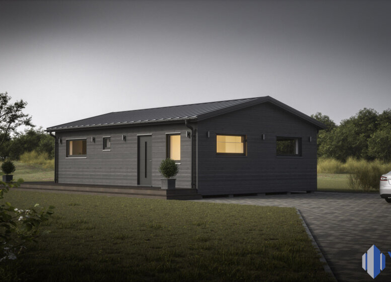 Bostadshus 76 m².