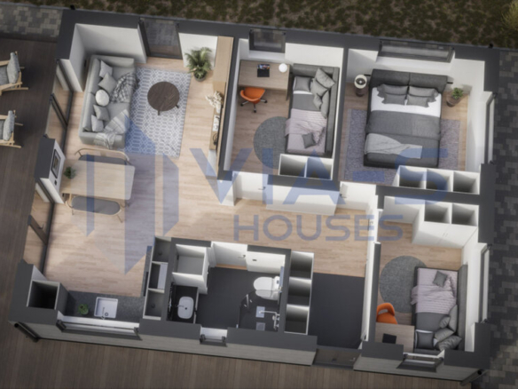 Bostadshus 76 m².