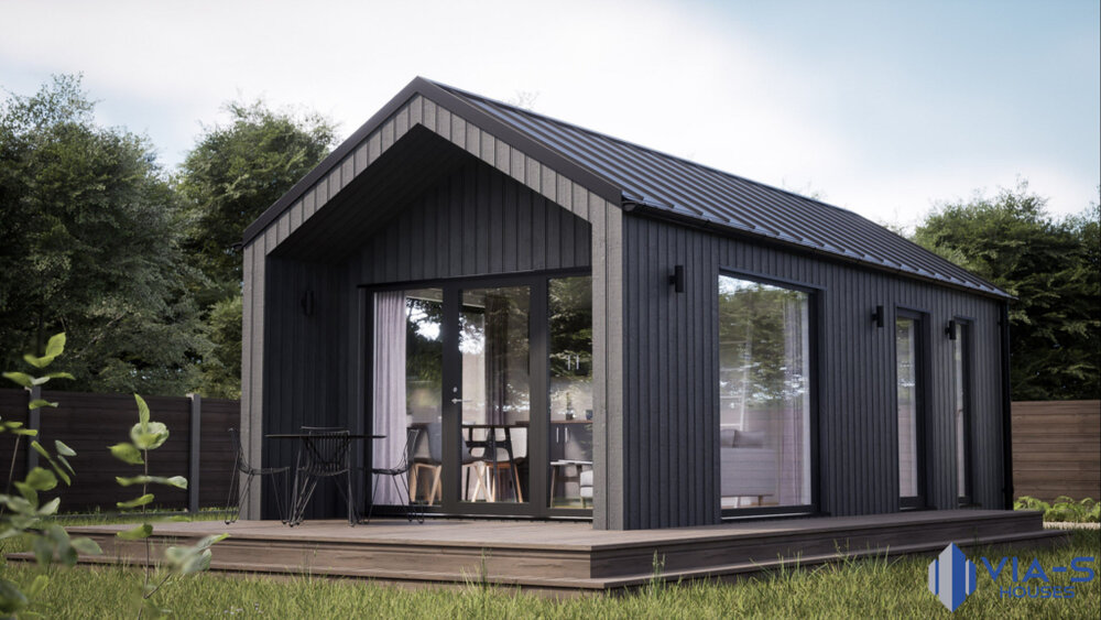 via-s-modular-houses-summer-house-with-a-loft-35m2-01 Summer House med loft 35 m².