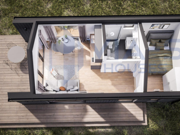 Summer House med loft 35 m².