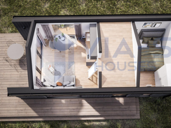 Summer House med loft 35 m².