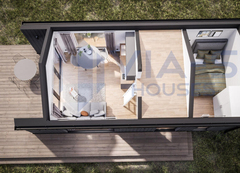 Summer House med loft 35 m².