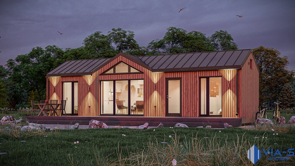 via-s-modular-houses-summer-house-with-a-loft-50m2-01 Summer House med hems 50 m²