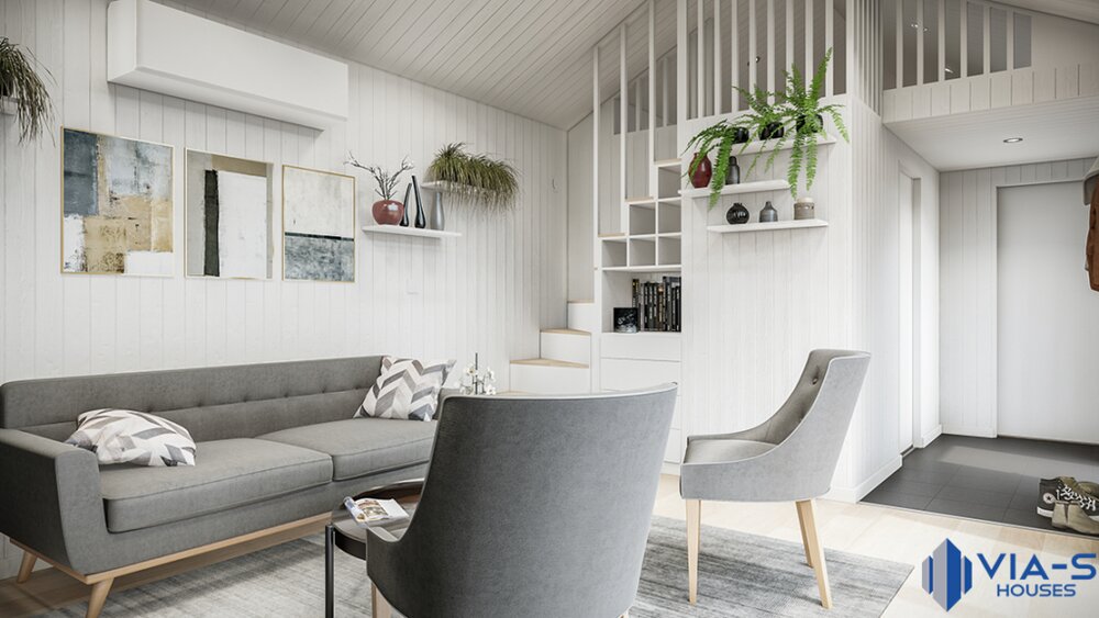 via-s-modular-houses-summer-house-with-a-loft-50m2-04 Summer House med hems 50 m²
