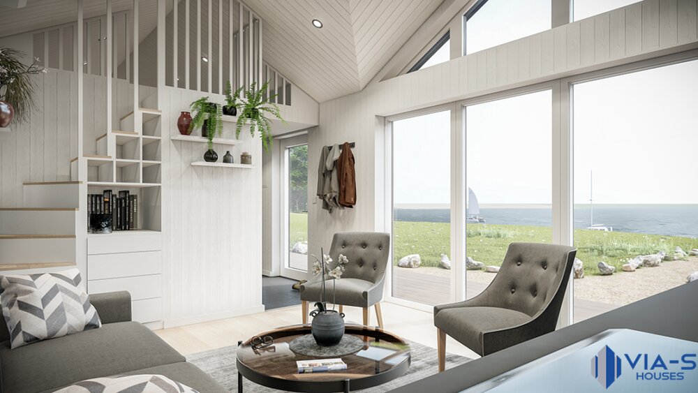 via-s-modular-houses-summer-house-with-a-loft-50m2-05 Summer House med hems 50 m²