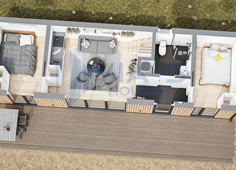 Summer House med hems 50 m²