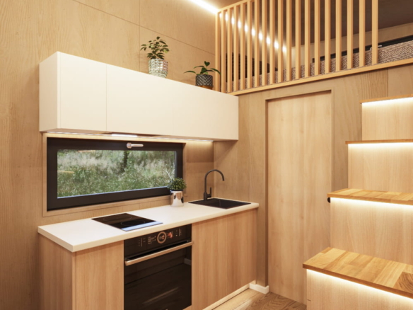 Tiny House Loft Mocha