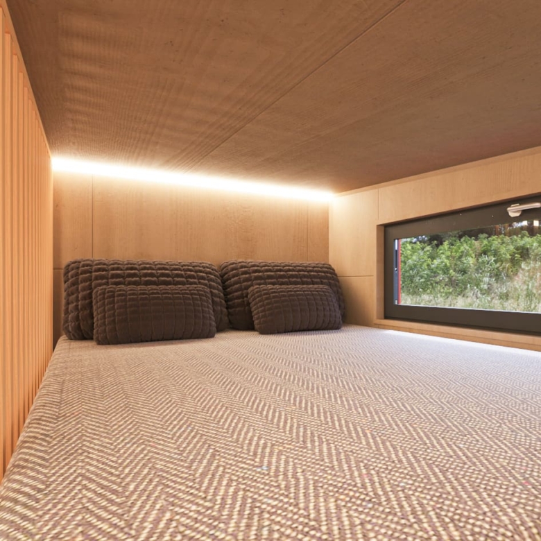 Tiny House Loft Mocha