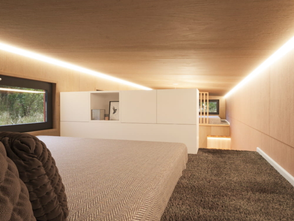 Tiny House Loft Mocha