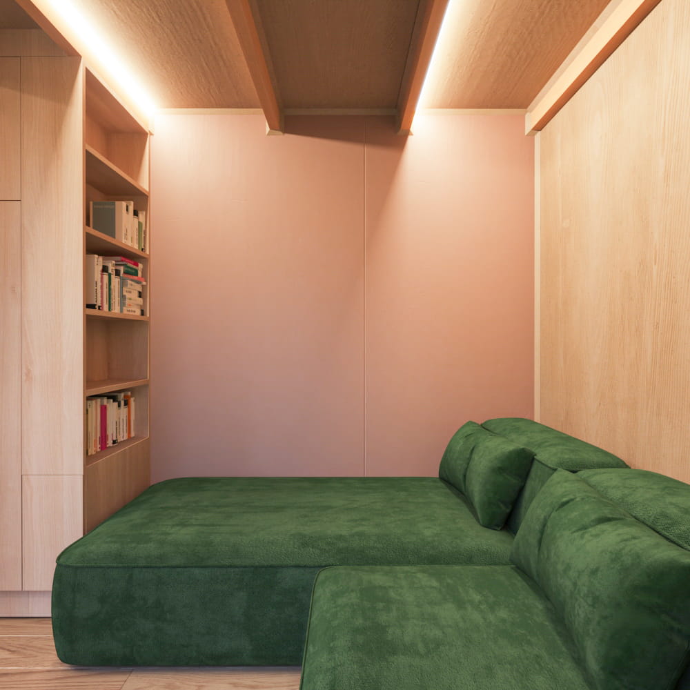 16 Tiny House Loft Mocha
