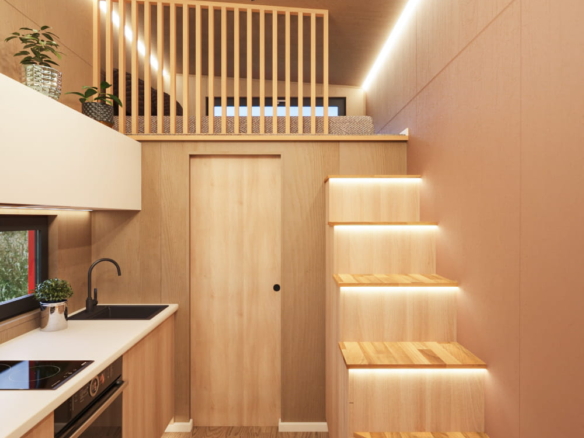 Tiny House Loft Mocha