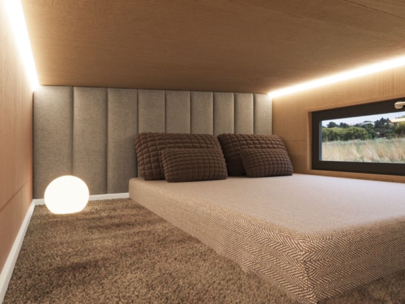 Tiny House Loft Mocha