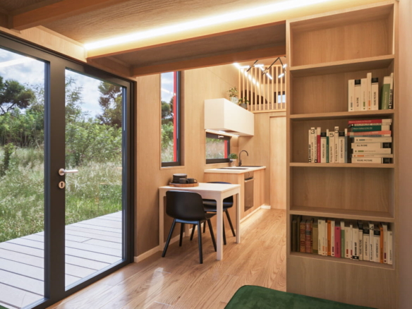 Tiny House Loft Mocha