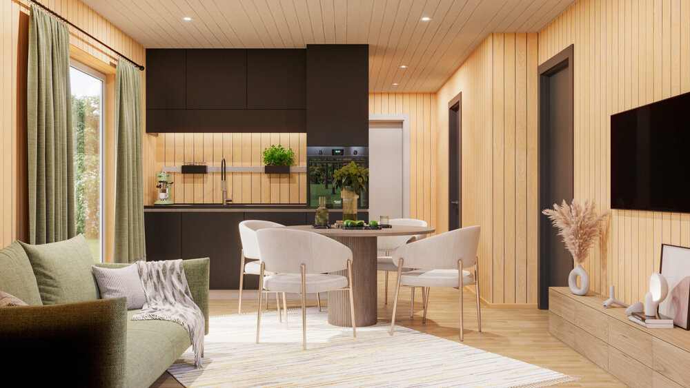Cube House Premium-familiehus Zeus 50 m²