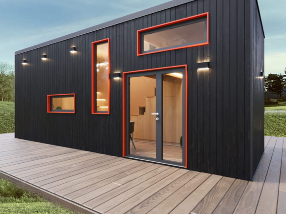 Tiny House Loft Mocha