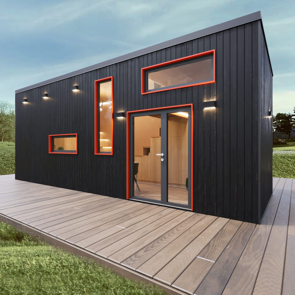 ext2 Tiny House Loft Mocha