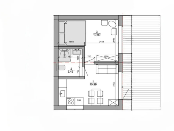 Unitbud – 34m2