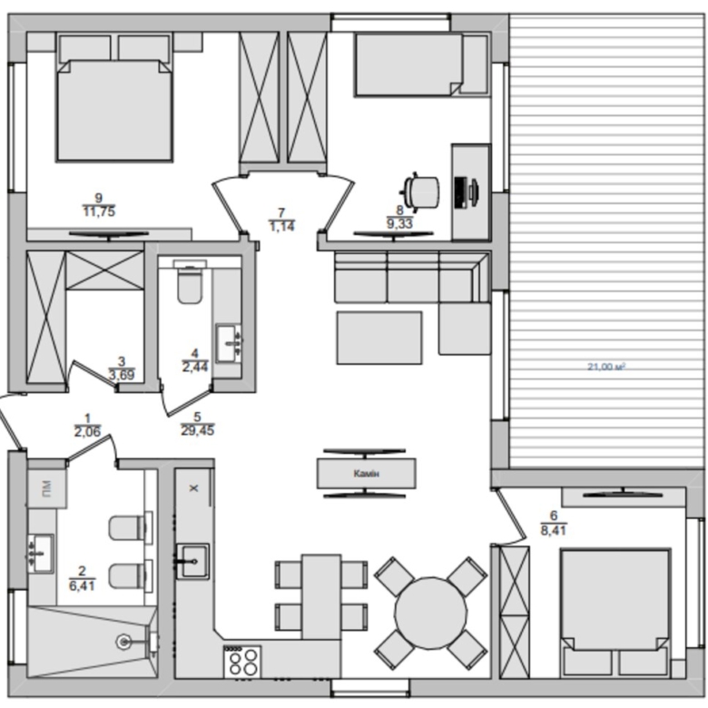Unitbud – 92 m²