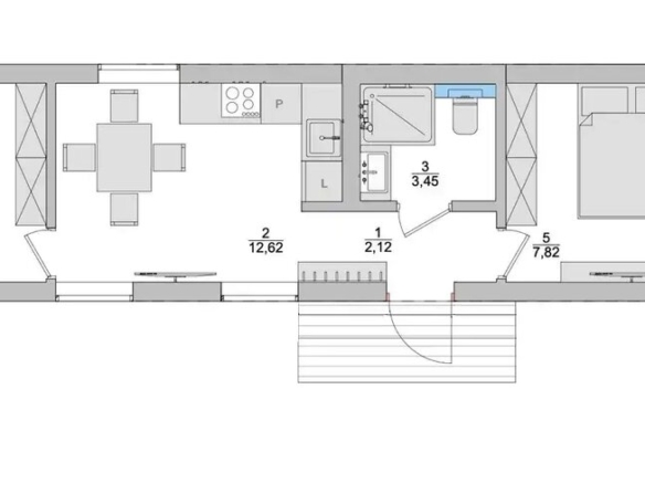 Stodoła o powierzchni 45 m²