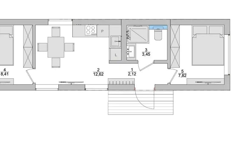 Stodoła o powierzchni 45 m²