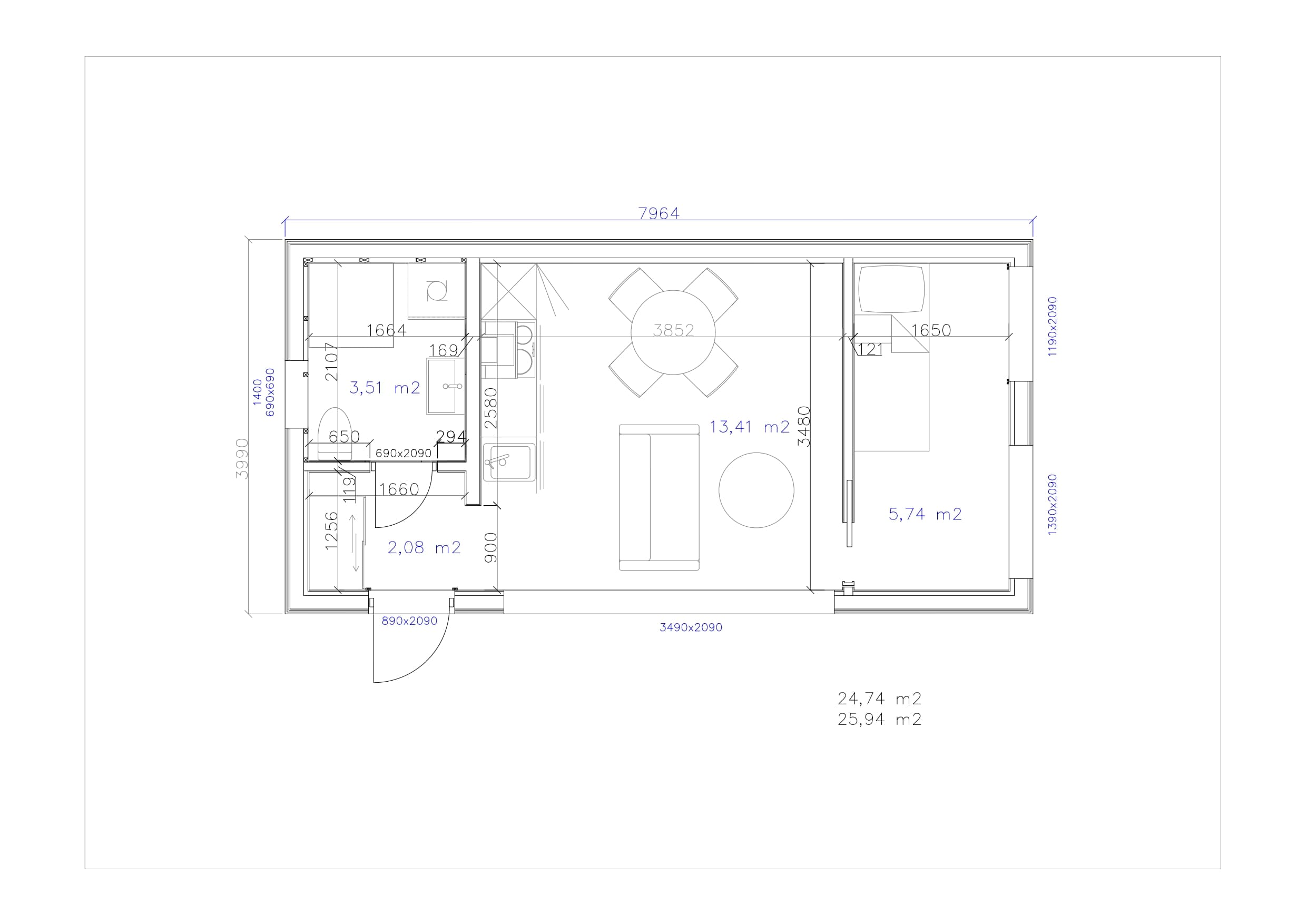 cabin-3-floorplan-01 Domki nr 3