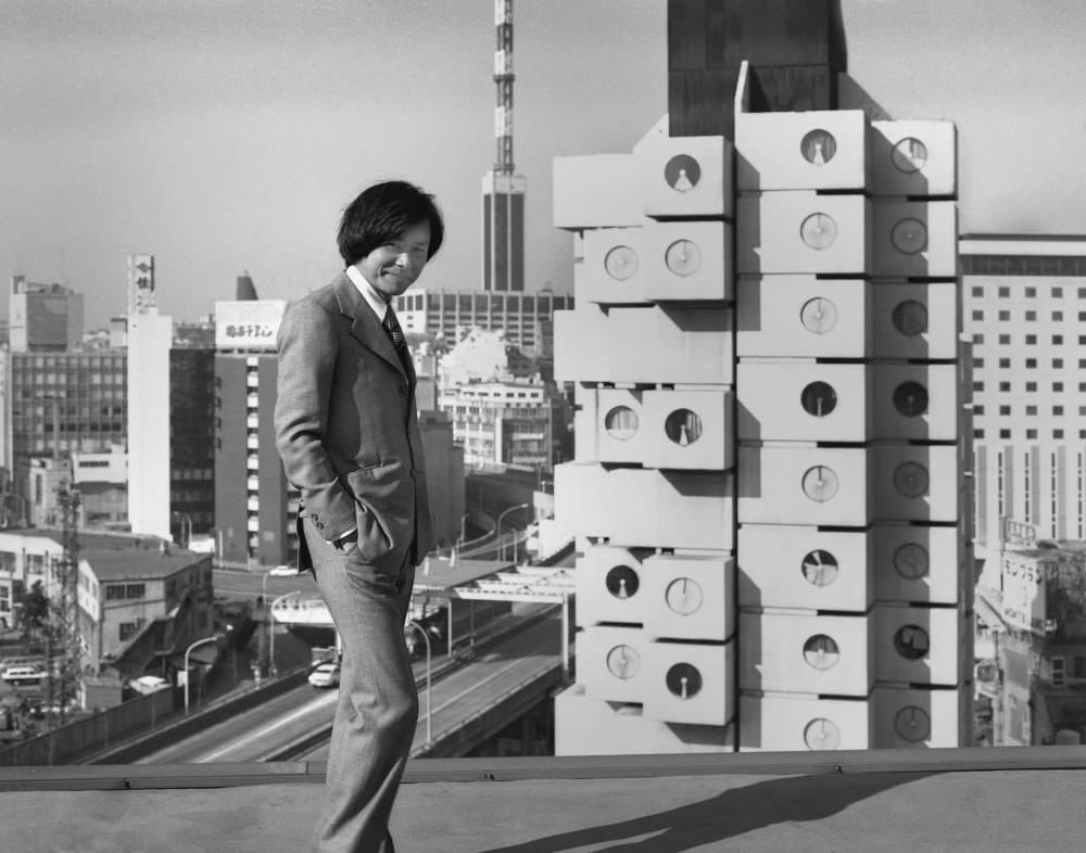 Nakagin Capsule Tower photographed by Tomio Ohashi